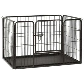 Puppy Playpen Steel 36"x23.2"x24"