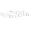 Dog Kennel Silver 430.6 ft¬≤ Steel