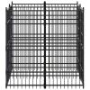 Outdoor Dog Kennel Steel 39.7 ft¬≤