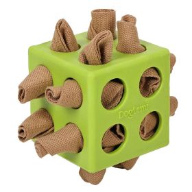 Dog Cube Molar Long Lasting Educational Toys Pet Products (Color: green)