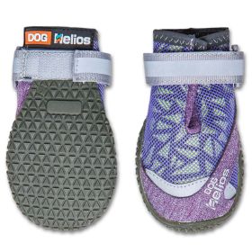 Dog Helios 'Surface' Premium Grip Performance Dog Shoes (Color: Purple, size: large)