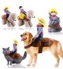 Pet Life 'Yeepaw' Cowboy Pet Holiday Dog Costume