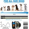 Dog Training Collar; Shock Collar for Dogs with Remote; Rechargeable Dog Shock Collar; 3 Modes Beep Vibration and Shock Waterproof Bark Collar for Sma