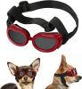 Lewondr Small Dog Decorations Sunglasses UV Protection Goggles Eye Wear Protection with Adjustable Strap Waterproof Pet Sunglasses for Dogs Pet Sun Gl