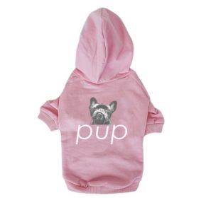 Pet Clothing Dog Hoodie Compared To Bear Cotton Hoodie (Option: Pink-XS)